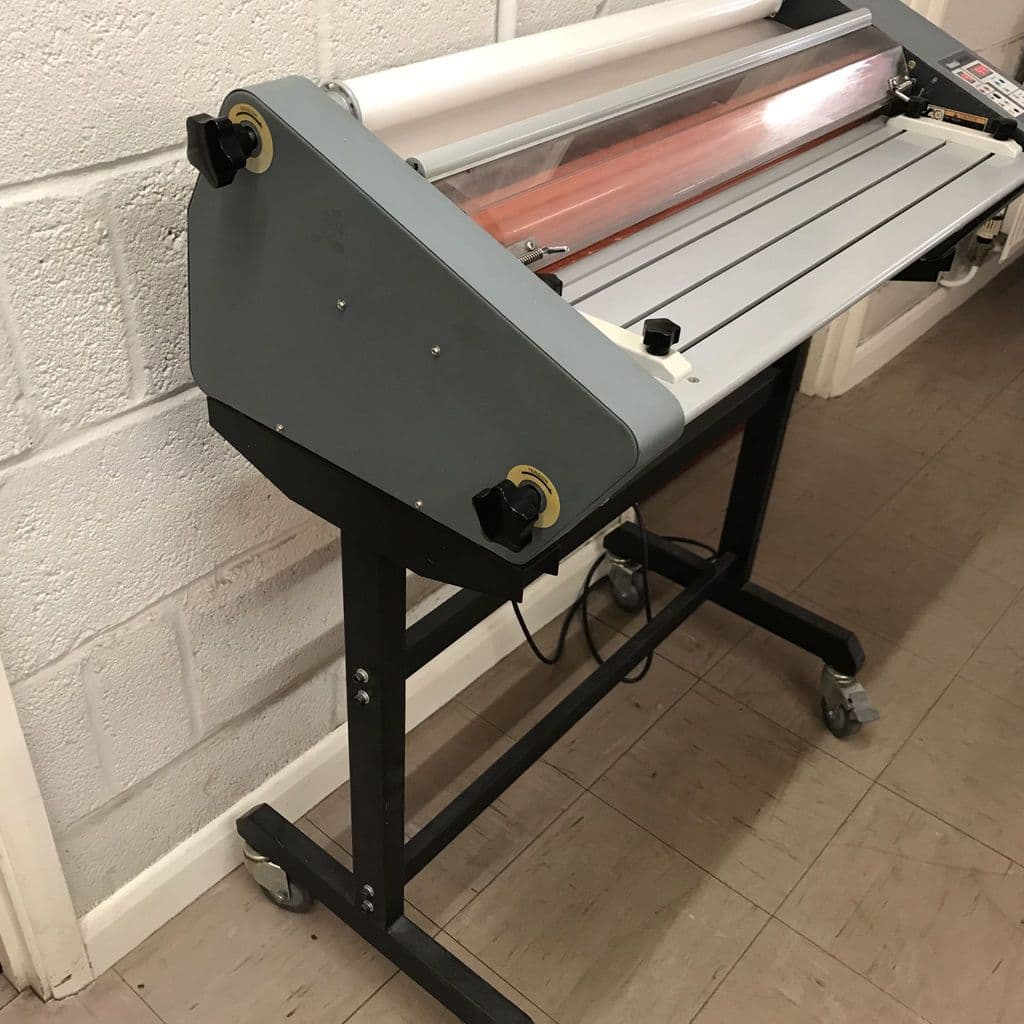 Used Linea DH-650 Roll-Fed A1 Hot Laminator - Grey Version