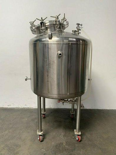 Used Paul Mueller 375 Liter Jacketed Stainless Steel Bioreactor 100 PSI