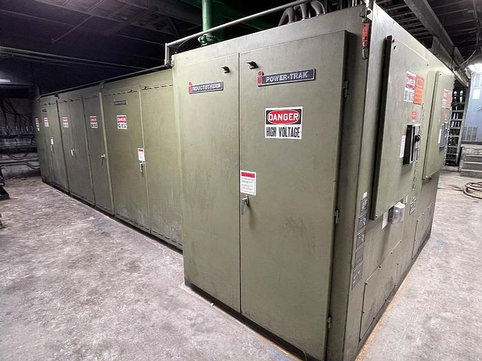 Used 1999 INDUCTOTHERM 7000 KW MEDIUM FREQUENCY FURNACE SYSTEM