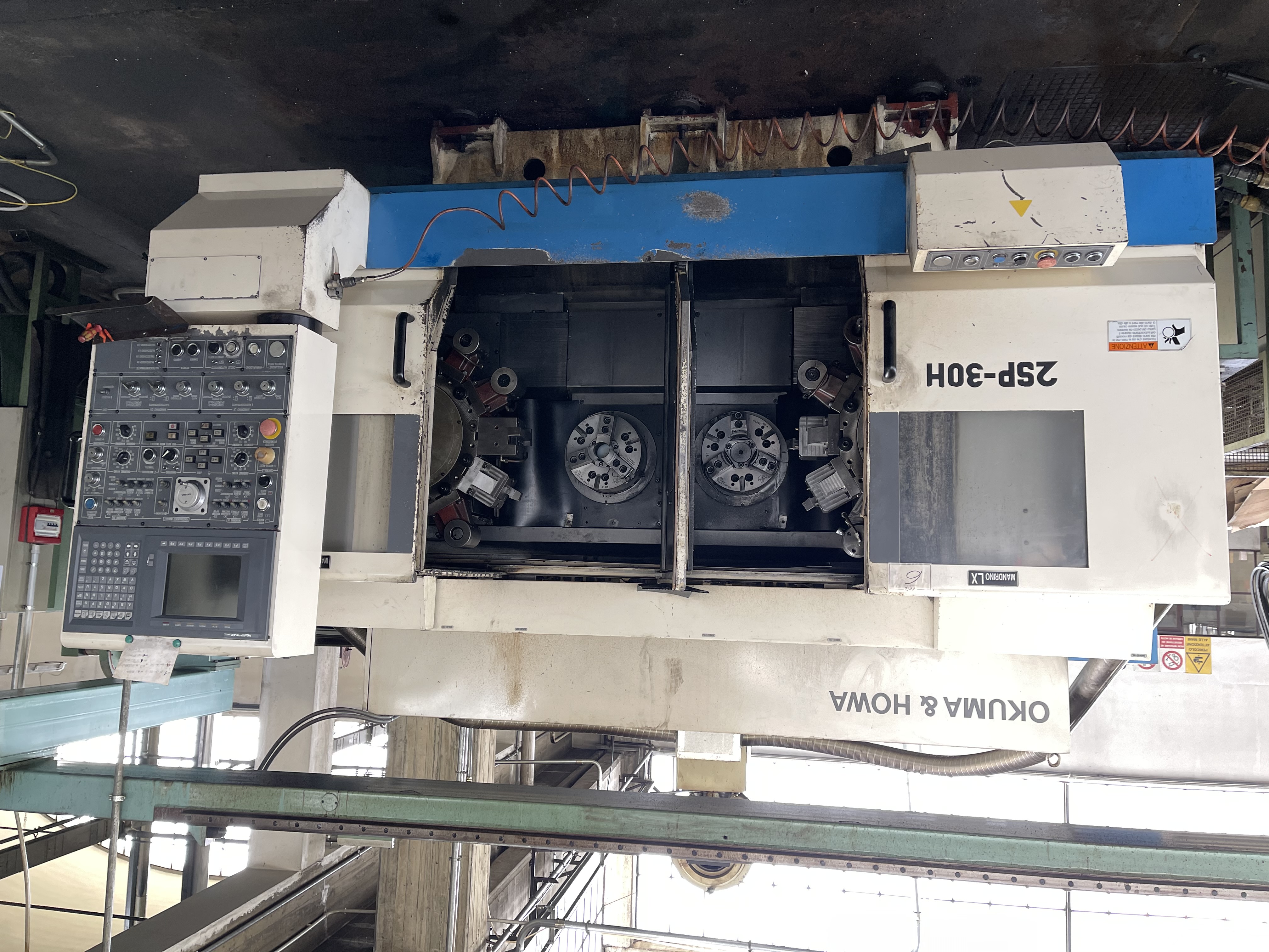 Installata Tornio Cnc a Doppio Mandrino e Doppia Torretta Frontale OKUMA & HOWA 2SP-30H