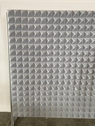 Used Mobile Acoustic 72" x 95" Foam Board on Wheels