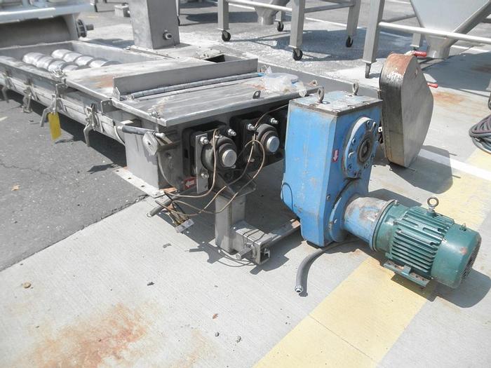 Used Bin, Bin Bottom, 3-Screw, S/st, 8" x 8', 2 HP #S740520