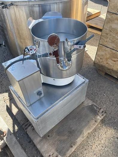 Used ETT 40 QT. Coulter Jacketed Lab Kettle