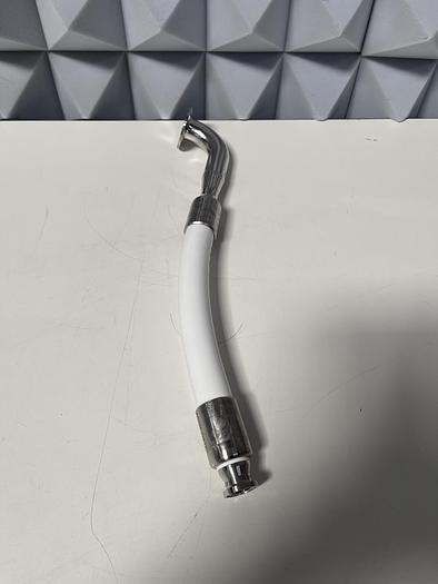 Used TSC 17" Hose w/ 2" Sanitary Elbow Fitting and 1" Sanitary Fitting