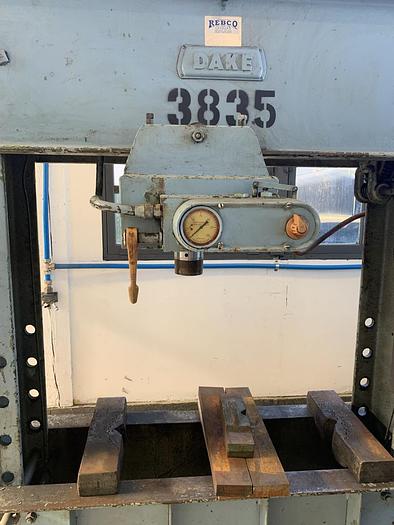 Used Dake 6-650 H-Frame Press