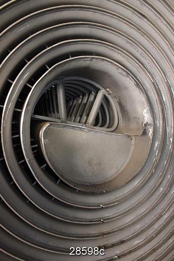 Used Alfa Laval 1-h Spiral Heat Exchanger, Ma #28598