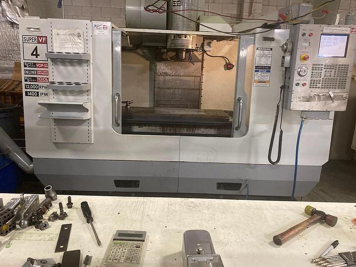 Used 2006 HAAS VF-4SS 4-Axis CNC Vertical Machining Center