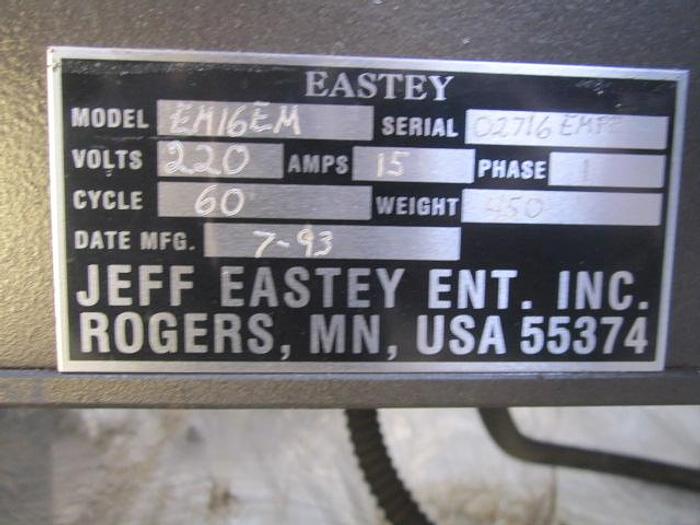 Used Sealer, L-Bar, Jeff Eastey, Mdl EM16EM, 21" x 17" #S738837