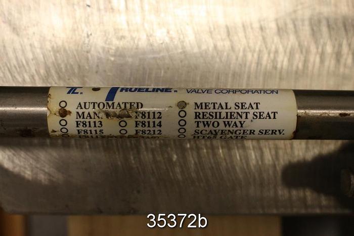 Used Trueline 6" Hand Operated Knife Gate Valve #35372