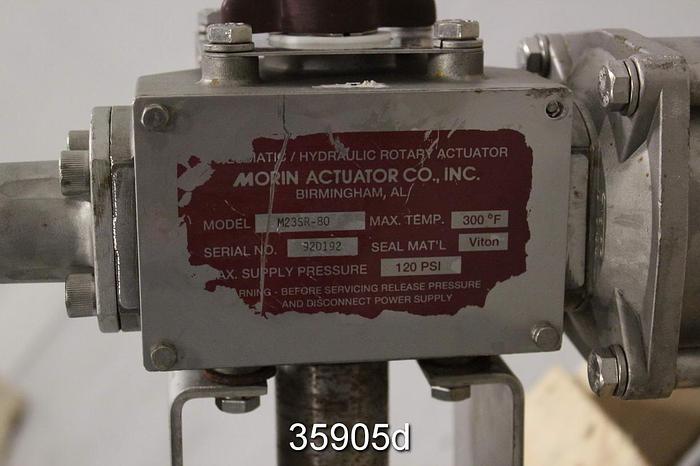 Used Neles Jamesbury 4" Ball Control Valve, 4 5150 31 3600 TT #35905