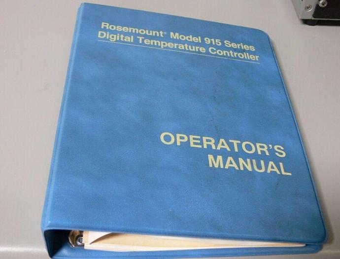 Used Rosemount Temp. Calibration Bath 910B2 W/ Digital Temperature Controller 915C1