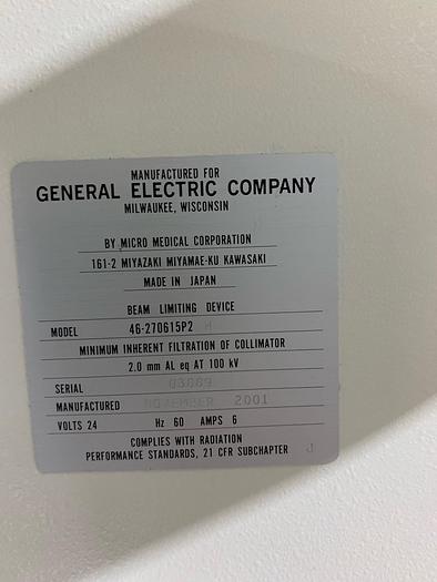 Used 2002 GE AMX 4+ Portable X-Ray