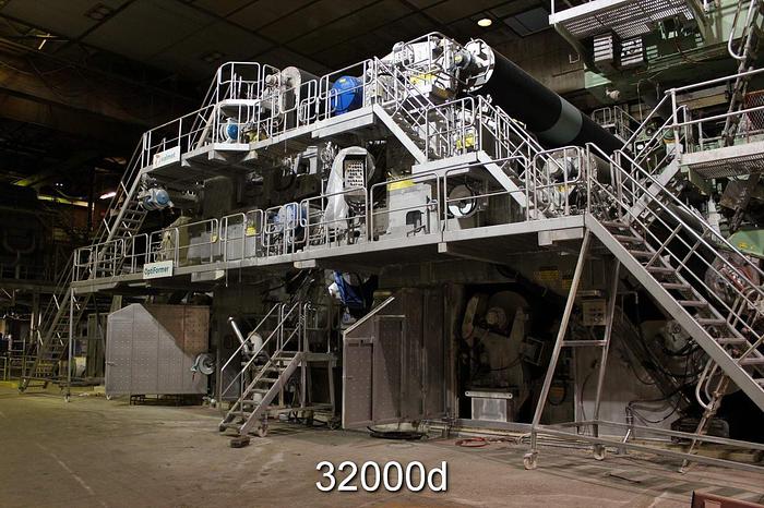 Refurbished Metso Opti-Former SCA Paper Machine, 320" Wire Width #32000