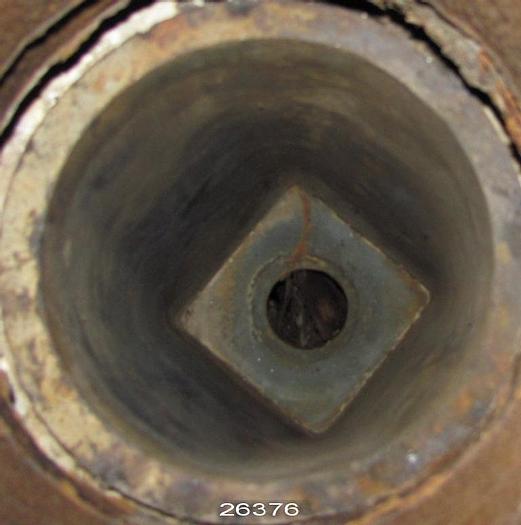 Used Black Clawson 8 High Density Cleaner, 8", Stainless Steel Lined Top Section, Ceramic Lined Center Section On Stand #26376