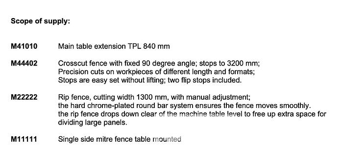 Used 2019 Altendorf WA8-TE Sliding Table Saw