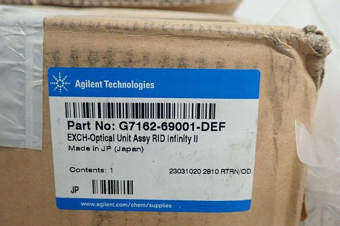 Used Agilent Technologies G7162-69001 / G7162-61001 Optical Unit RID Infinity II, NEW