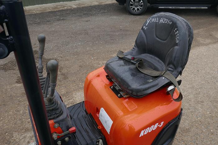 Used 2012 KUBOTA K008-3