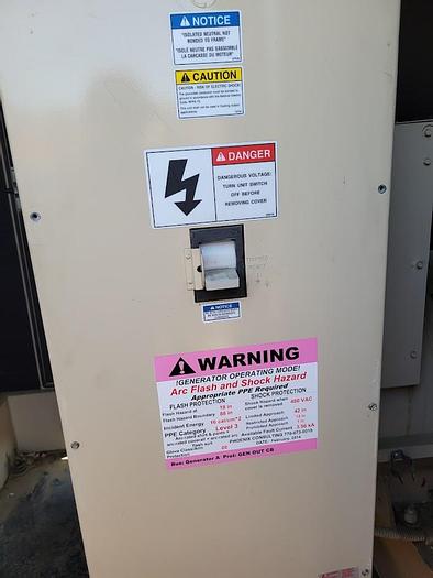 Used 400kW Katolight Generator---hole in block--needs engine