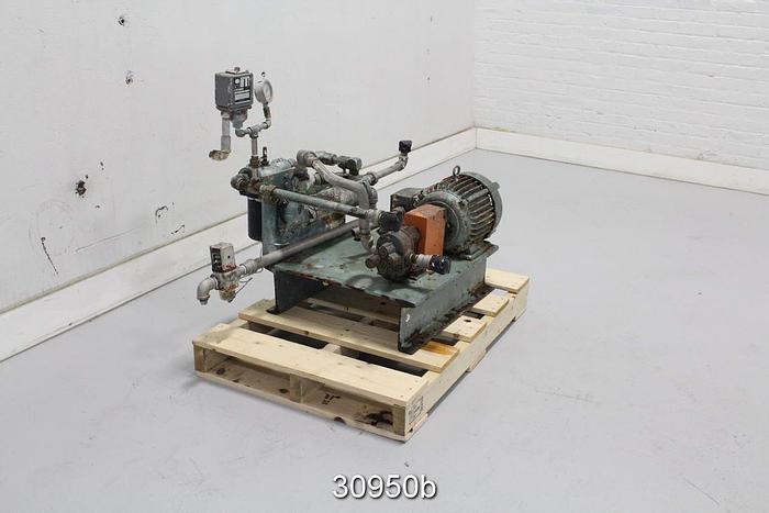 Used Black Clawson #3 Pulper Drive Oil Lubrication System #30950