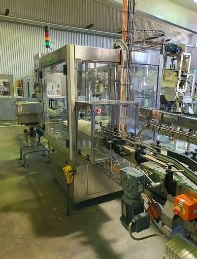 Used AROL SPA Overlidder with Lid Elevator & Unscrambler ELEVATORE MECCANICO | DART R PP