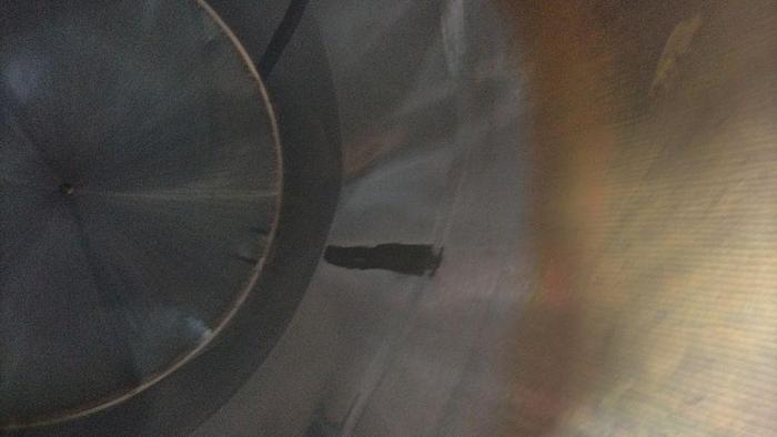 Used Tank, 4,000 Gallon, S/st, Cone Bottom, On Legs #S744779