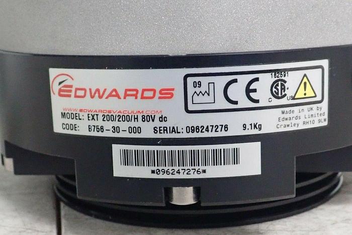 Used Edwards EXT 200/200/H 80V dc Turbomolecular Vacuum Pump