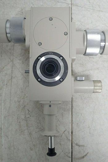 Used Nikon Dual-Head Teaching Microscope Extension Tubes w/ Beam Splitter, 2 Stands