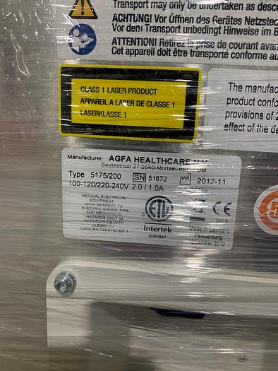 Used 2012 Agfa CR30-X