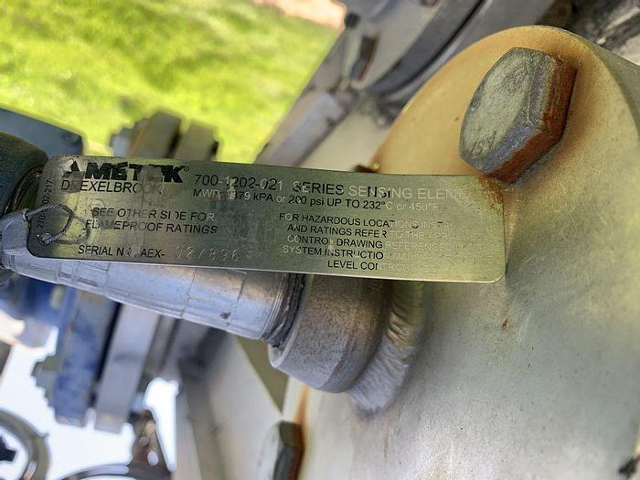 Used Tank, 6,000 Gallon, 316 Stainless Steel, UL 142, 7'6" x 18', Agitated #S743621