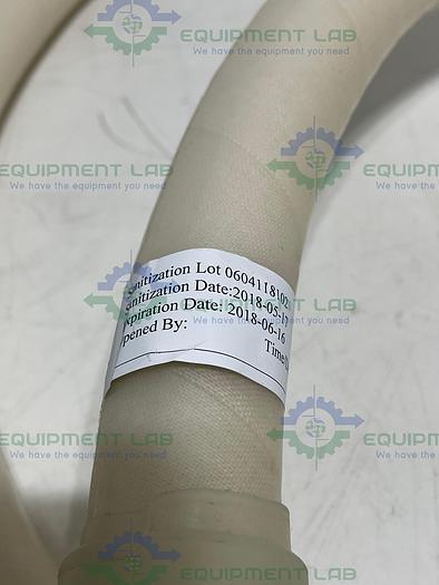 Used 96" Silicone Hose w/ 1 1/2" Sanitary Fittings 125 PSI at 20°C