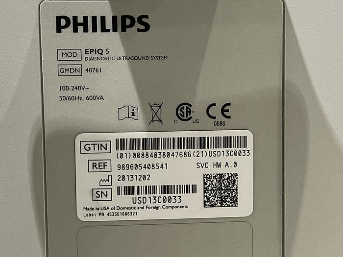 Gebraucht Philips EPIQ 5C Ultraschallsystem mit Sony Drucker