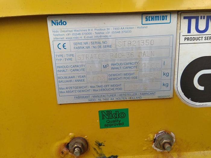Gebruikt 2003 Nido Stratos B40-36 DALN