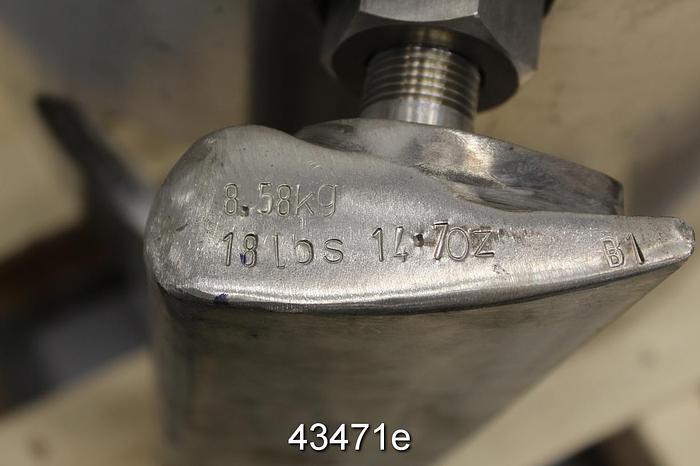 Used Black Clawson UV200 4-Foil Stainless Steel Rotor #43471