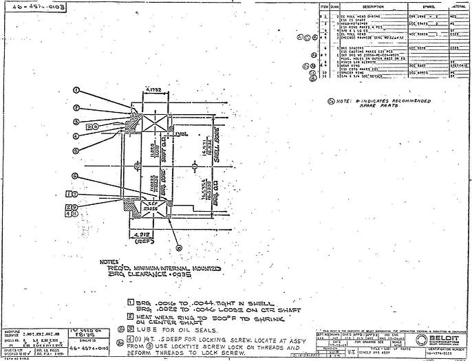 Used Beloit  Two Roll Calender With Control Crown Roll, 146" Face Width, 1200 Pli, Shell O.D. 22", Shell I.D. 16", With Hydraulic Plant. #26622