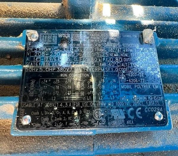 Used Mill, Roller, RMS, (2) 3 HP,  #S744567