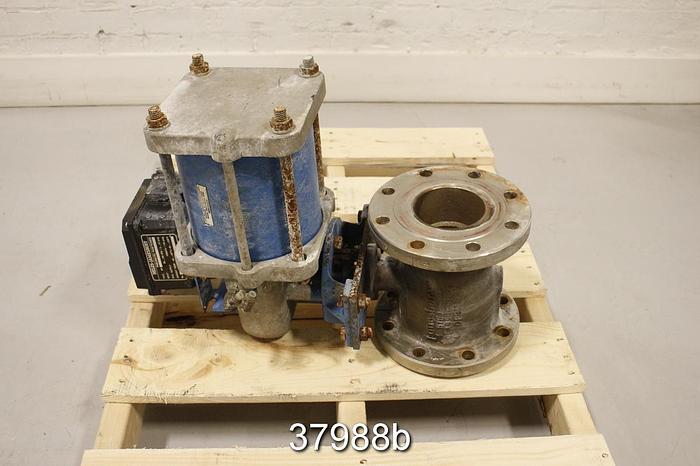 Used Neles Jamesbury 4" 5150-313600TT 4" Control Ball Valve #37988