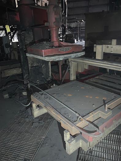Used Osborn Ram Jolt Molding Machine 722 RA
