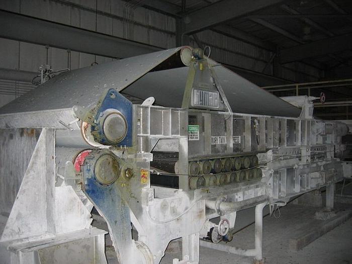 Used Kvaerner Hymac 100-MLL Primary Twin Wire Press, Cut Flight Model Cf-2408.80 Screw Conveyor, With 125 Hp, 175 Amps, 460 Volt, 60 Hz General Electric Drive (Mcc No.: 440-#05K).  With Control Panel. #20483