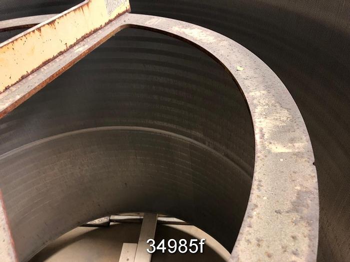 Used Black Clawson 60NP60 Low Pulse Pressure Screen Basket, .012" Slots #34985