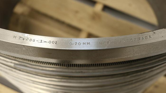 Used Voith Model 20 Pressure Screen Basket #44540