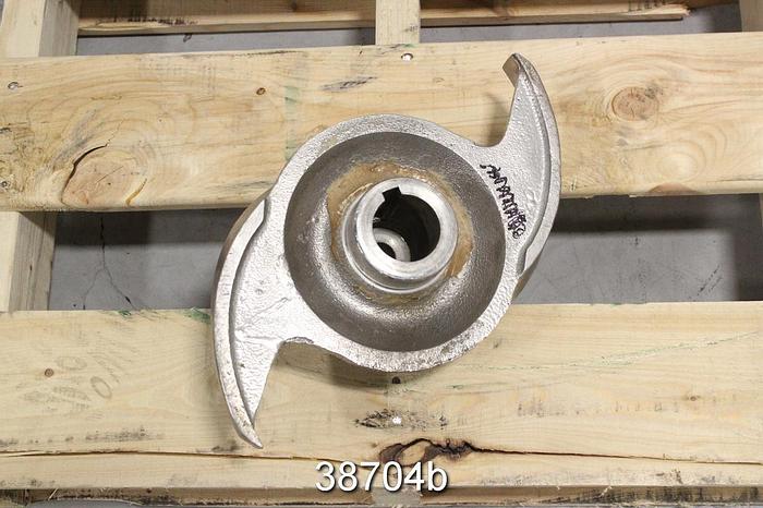 Used Goulds 3175 S 3x6x14 Pump Impeller, 2-Vane #38704