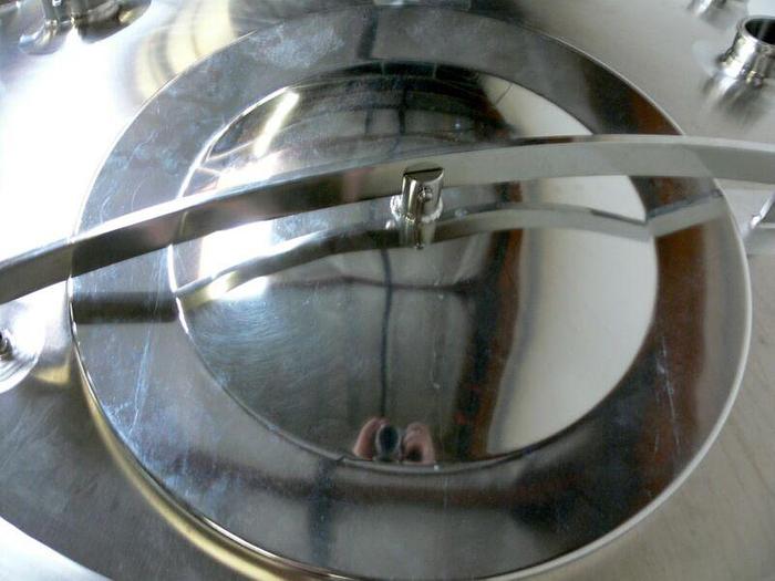 Used Feldmeier 600 Gallon Stainless Steel Insulated Holding Tank w/ Center Drain