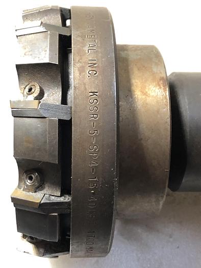 Used Kennametal Face Mill Cutter  KSSR-5-TP4-0 w/ Cat50 Tool Holder(BRT3)