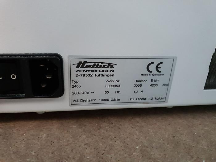 Used Hettich Mikro 200R Centrifuge