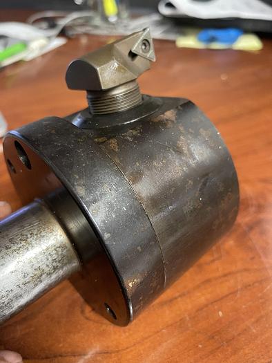 Used USED-TSD MICROBORE RGA-302 ADJUSTABLE BORING HEAD ON MICROBORE SS15-ADE-14-12-MTP / SHANK 1-1/2"