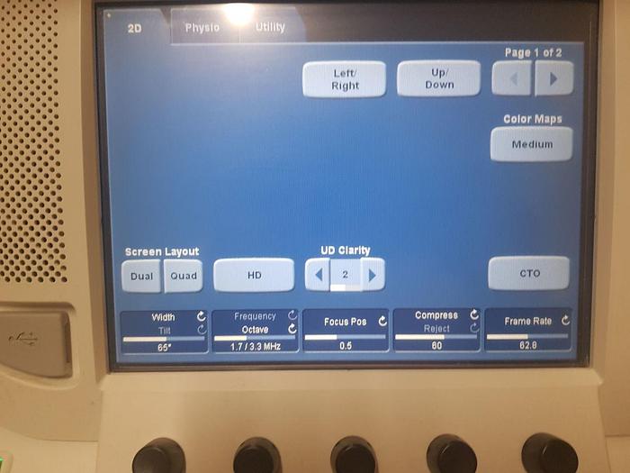 Refurbished GE VIVID E9 XDCLEAR Cardiac - Vascular Ultrasound