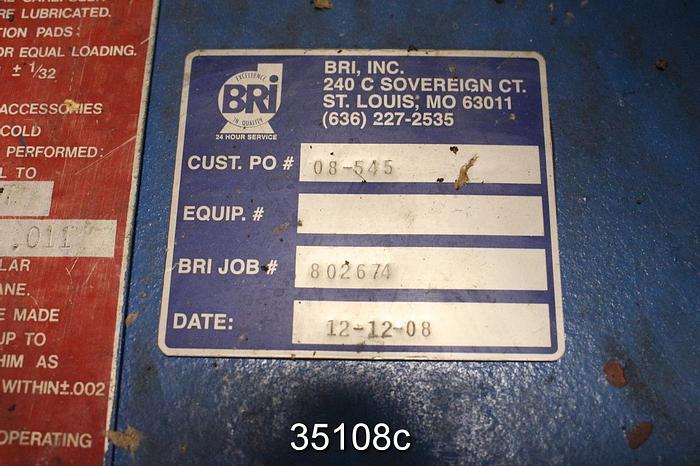 Refurbished Hoffman 751 Blower, 8x8 #35108