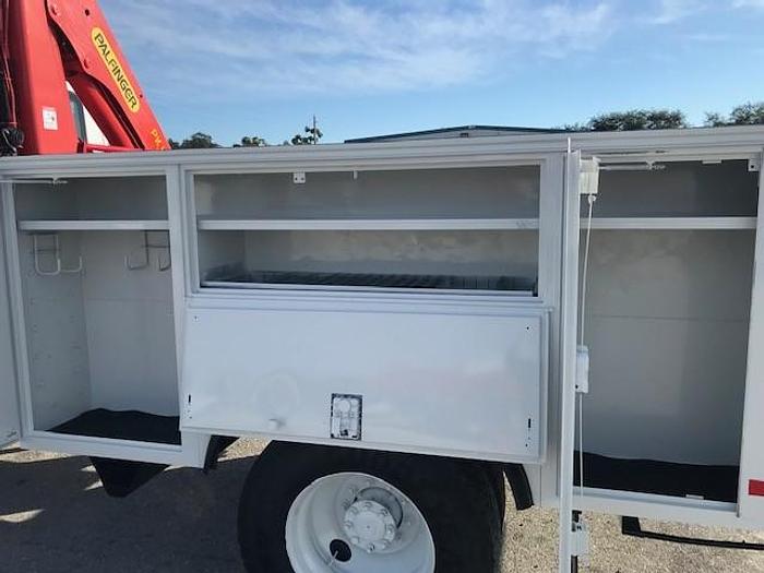 Used 2008 International 7300 4x4 Flatbed Knuckle Boom Truck - C44371