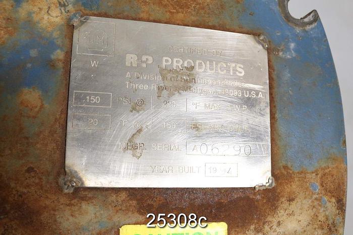 Used Ronningen Petter SE Series Fabri Basket Filter Filter, 150 Psi At 220 Degrees F Max Allowable Working Pressure, 2" Inlet Flange, 2" Outlet Flange #25308