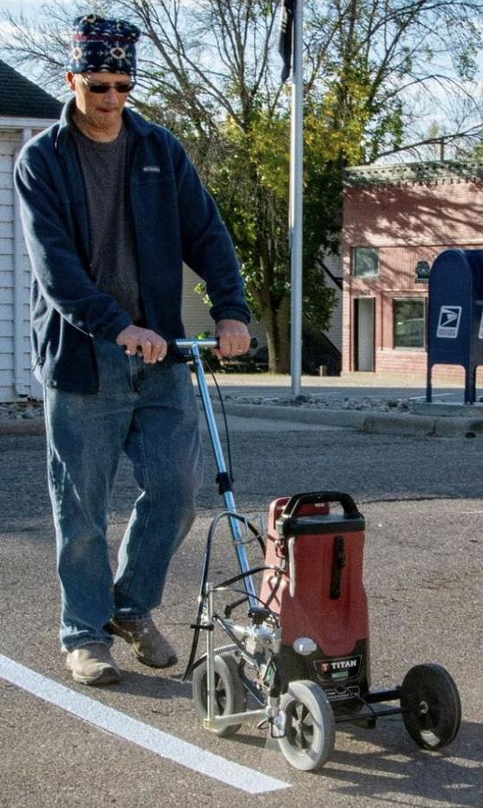 LINE CART (carrello traccialinee) a batteria 18 Volt